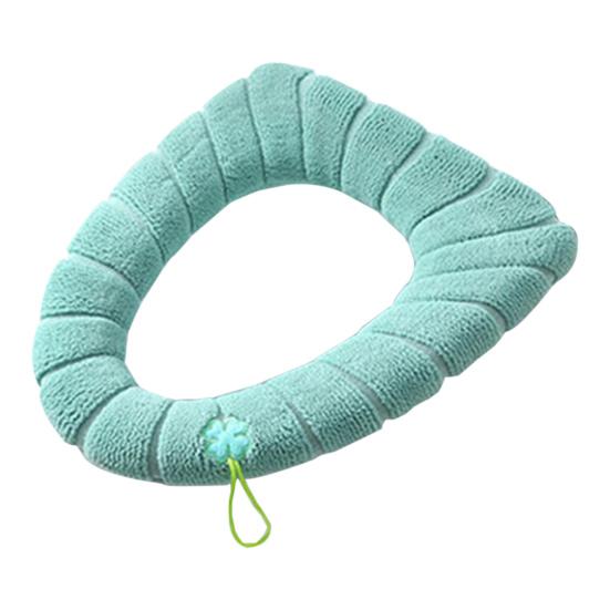 

Toilet Seat Cover with Handle Thickened Washable Soft O-shaped Four