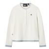 Women's Faux Two-Piece Slim Fit Knit Henley Shirt