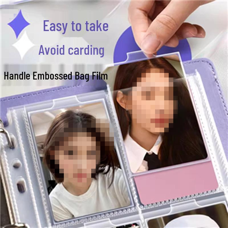 Genomskinligt halvstyvt korthållare för Yu-Gi-Oh, Pokemon, Magic, Sportkort - 35PT