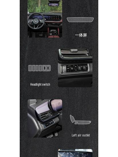 Buick Envision (26 Models) Center Console & Gear Shift Protection Film - Navigation Screen Tempered Film