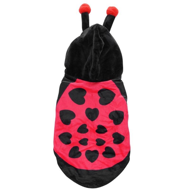 Lustige und einzigartige Katzenkleidung, Haustierkleidung, Verwandlungskostüme für Hunde und Marienkäfer, Halloween-Haustierkostüme