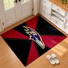 Baltimore Ravens Carpet Door Mat for Living Room or Bedroom Protective Mat Under Chair Office Decoration Christmas Gift Birthday Present