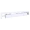 Vidaxl Szafka Pod Tv Z Oświetleniem Led, Biała, 260X36,5X40 Cm