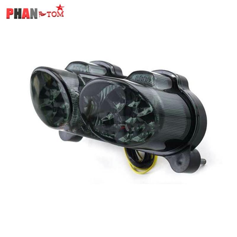 

Для Kawasaki Ninja ZX-6R ZX-9R ZR7 1998 1999 2000 2001 2002 задний фонарь стоп-сигналы встроенный светодиодный светильник чёрный