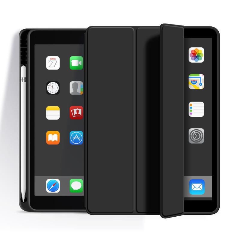 Compatible with Apple IPad 11 10.2-inch Protective Case with Pen Slot, 2021 Pro Silicone Air 4 Soft Case Mini 7 Leather Case