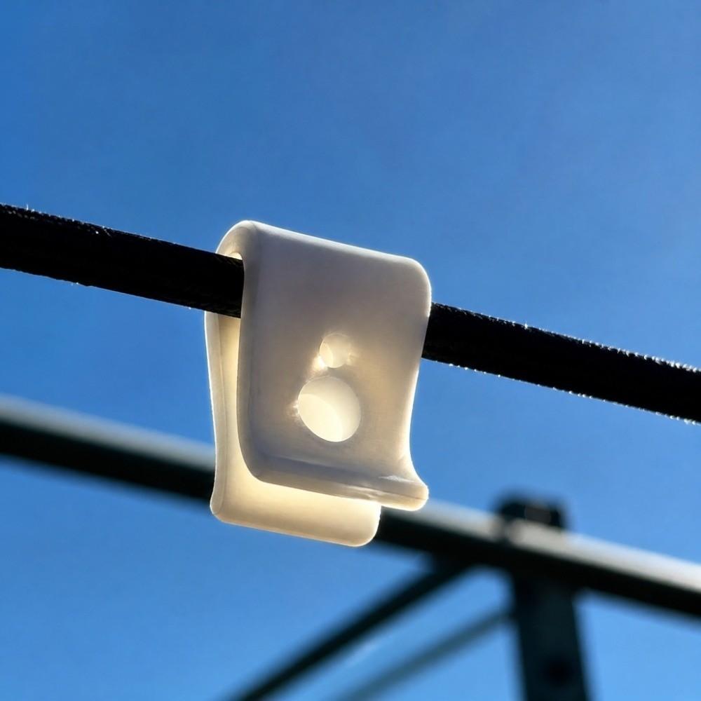 3D Printed Windproof Clothes Pegs Portable Lightweight No Drill Hooks Multi Functional Built In Hook Drying rack fixing clip
