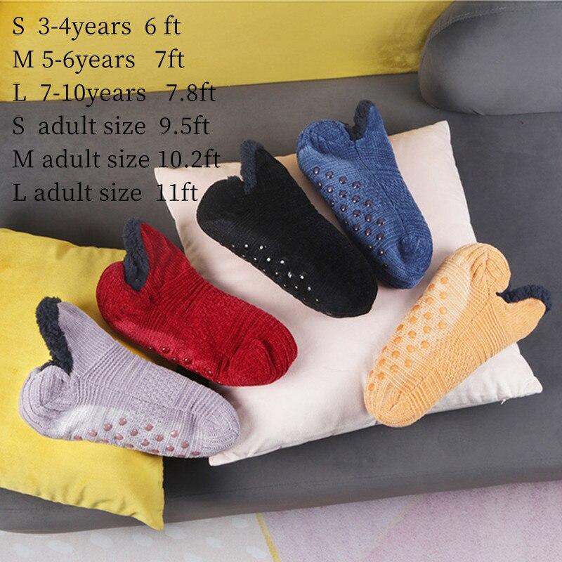 Floor Socks, Fleece, Thickening, Non-slip Socks, Warm, Home Socks, Adults, Children,men and Women