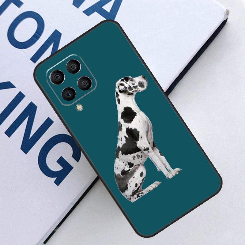 Deutsche Dogge Hund Aquarell Für Samsung Galaxy M31 M55 M15 M11 M21 M13 M33 M35 M53 M14 M34 M54 M12 M32 M52 M06 M16 Hülle