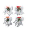 Cones Xmas Decorative Red Wreaths Durable Christmas Decoration Christmas Bow Bow Ties Home Ornament