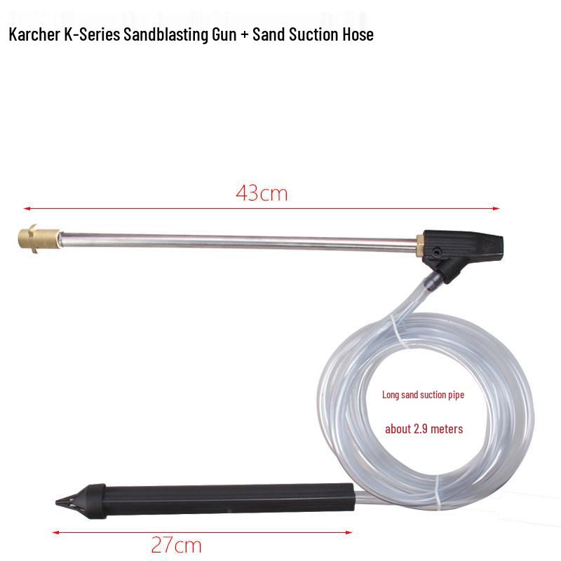 Ultra-High Pressure Sandblasting Gun for Rust, Paint, and Dirt Removal - Car Wash and Surface Cleaning