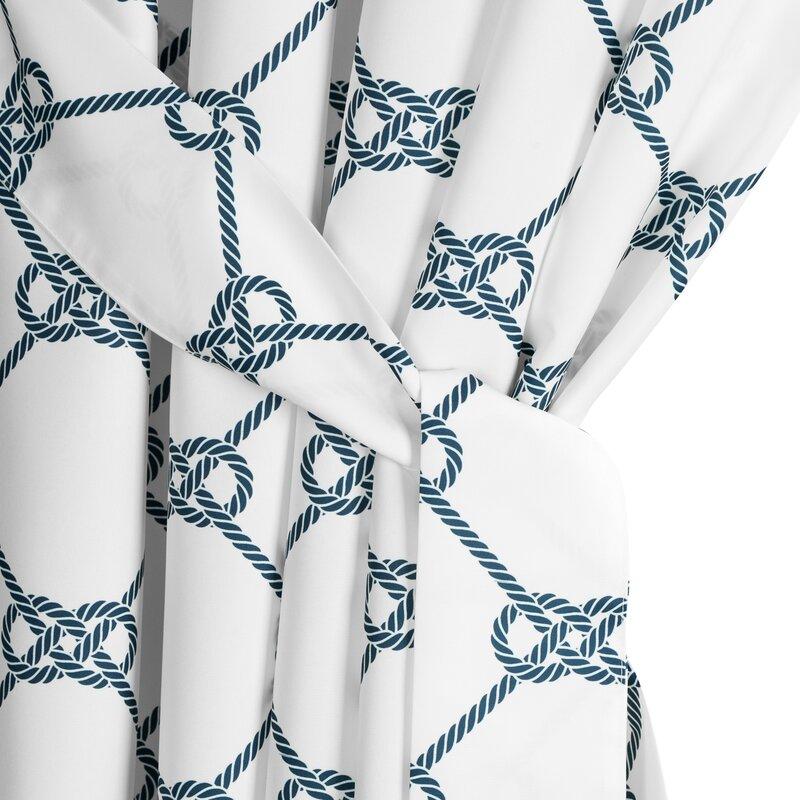 Garden Curtain 155X220 White Knot