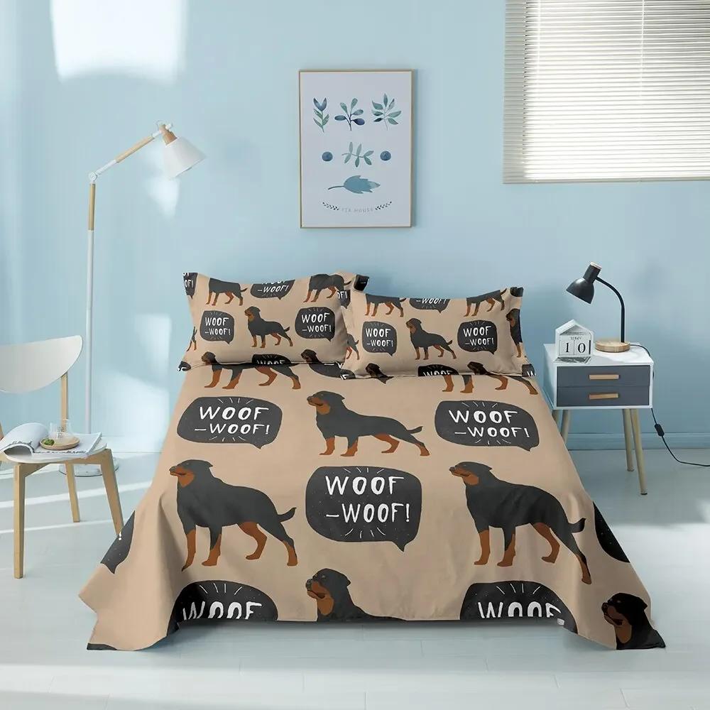 

Cartoon Cute Pet Dog Bedding Set Duvet Cover Bedroom Quilt Cover Single King Size Duvet Cover Home Textile 2/3 Pieces 70x133cm 2pcs