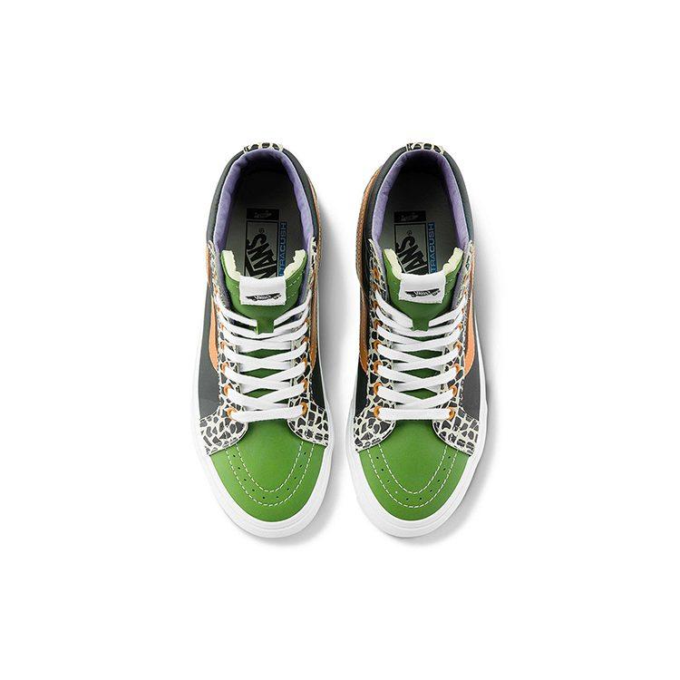 Sk8 Vans-Hi Reissue Ef Vlt Lx 'Animal Print - Cactus Black' VN0A5HUX9MV