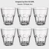 Octagonal Tempered Glass Drinking Glasses