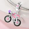 Copper Flower Balloon Chocolate Present Bicycle Charms Beads Pendants Fit 3Mm Bracelets Diy Fine Jewellery Crafting