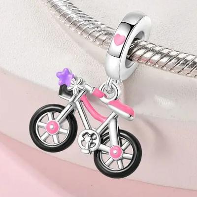 Copper Flower Balloon Chocolate Present Bicycle Charms Beads Pendants Fit 3Mm Bracelets Diy Fine Jewellery Crafting