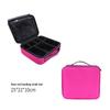 "Large Portable Pink Cosmetic Bag for Women - High-Capacity Makeup, Tattoo, and Nail Tool Storage"
