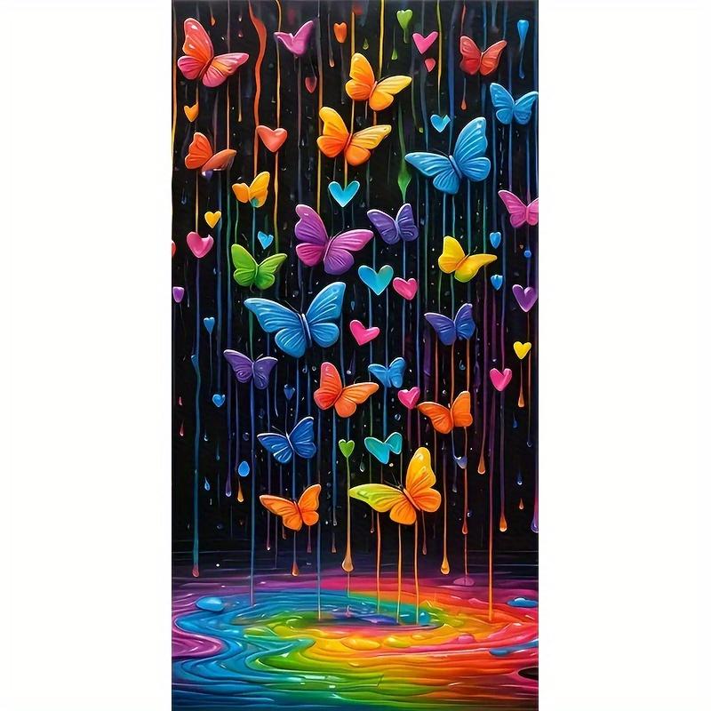 

Большой набор для алмазной мозаики 5D DIY с красочным дизайном бабочки и доступен в различных размерах 40X70cm/15.75X27.5 inches