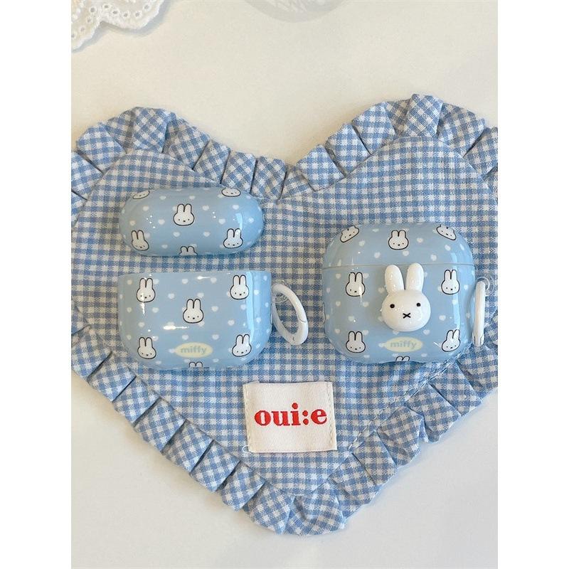 Applicable To AirPodspro3 Apple Third Generation Bluetooth Headset Case 4th Generation Pro3 Generation Cartoon Rabbit Second Generation Pro2 Female