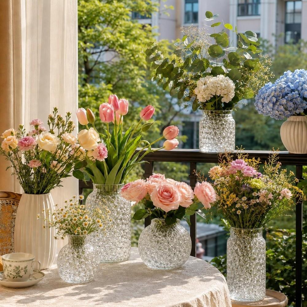 20k Pcs Waterproof Clear Vase Beads Round Shape Floral Decor Beads New Vase Filler Beads  Home Decor
