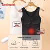 Tingmei Women's Seamless Thermal Camisole with Integrated Bra Pads