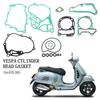 Motorrad Motor Zylinderkopf Dichtungen Getriebe Kurbelgehäuse Öltank Wanne Dichtung Für Piaggio Vespa GTS GTV 300 250 125-A99D