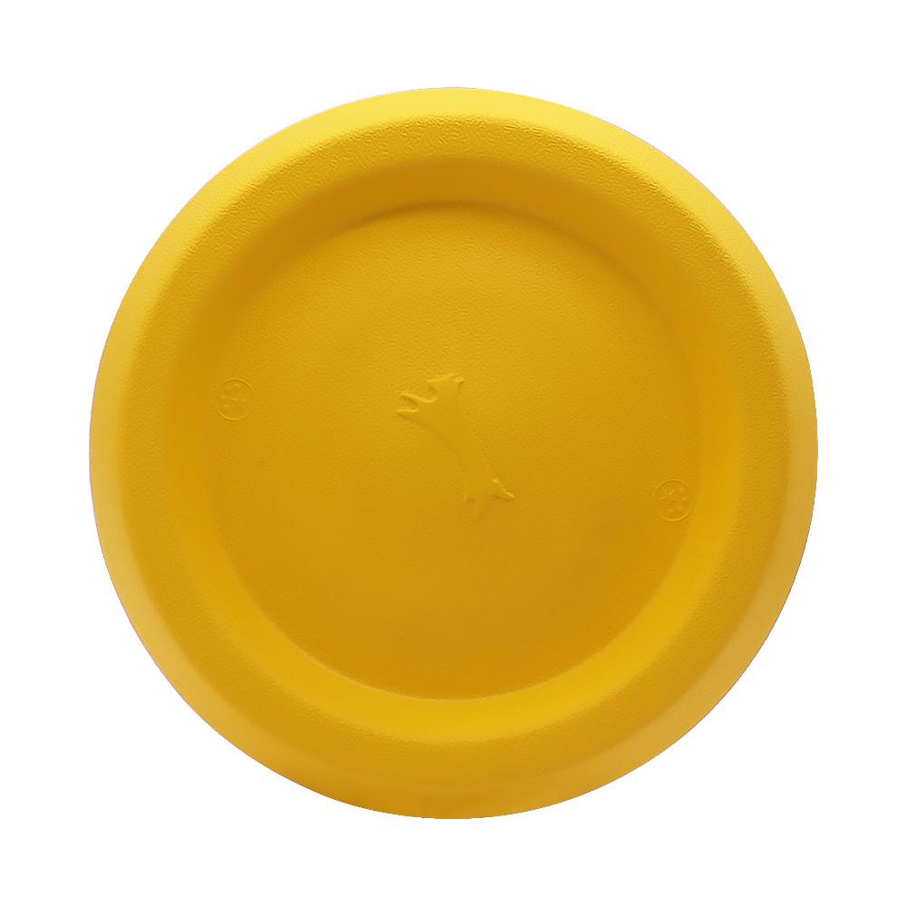 Large Dog Flying Disc Toy for Border Collies - Durable Teething Pull Ring with Sound for Chewing and Decompression.
