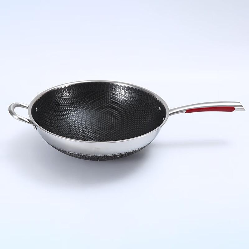 Uoto 316 Stainless Steel Honeycomb Non-stick Wok