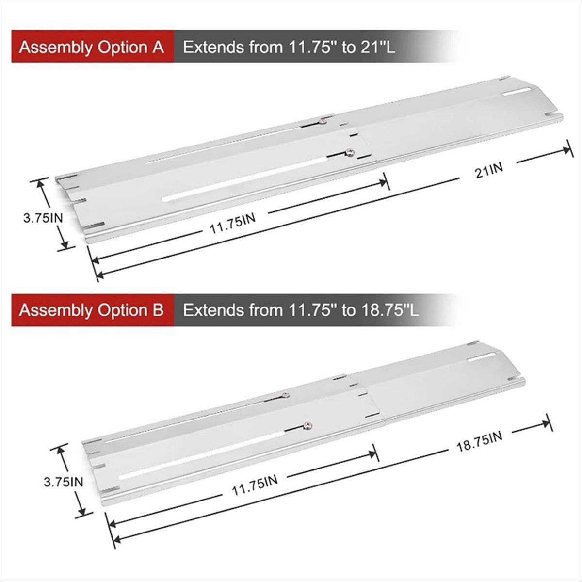 

BHBL Adjustable Stainless Steel Heat Plate BBQ Gas Grill Replacement Set Outdoor Cooking Accessories Kit for Kitchen 3PCS China Mainland