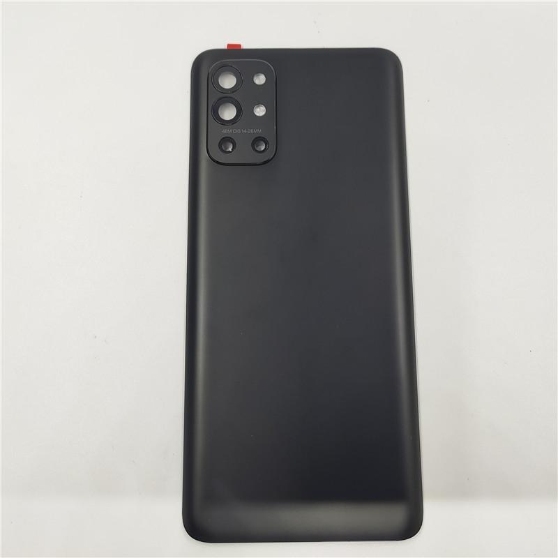 A+++ For OnePlus 9R Glass Battery Cover Hard Back Door Lid Rear Housing Panel + Adhesive + Camera Lens