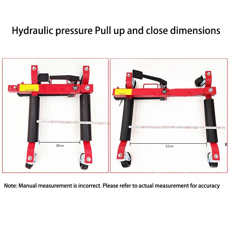 Wheel Dolly Hydraulic Car Dolly Tire Skate 1500LBS/680KG Jacks With Rotating Wheel for Vehicle SUV Car Auto Repair Moving