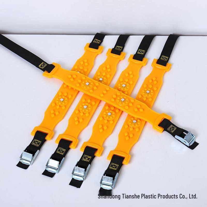 Universal Thickened Rubber Car Anti-skid Chains for Snow and Mud Emergencies