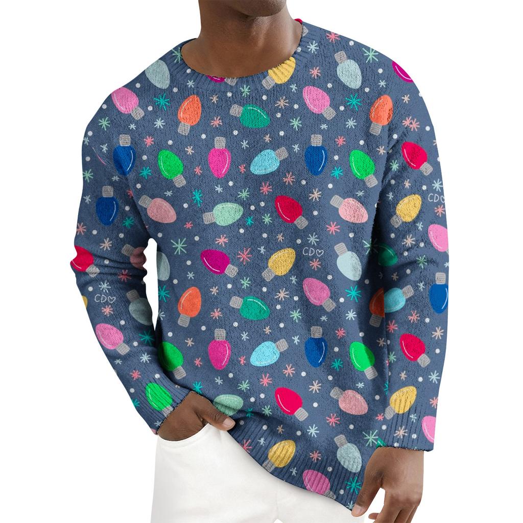 GPB-DDMTT01 Imitation Mink Pullover Sweater 3D Printing Universal for Men and Women