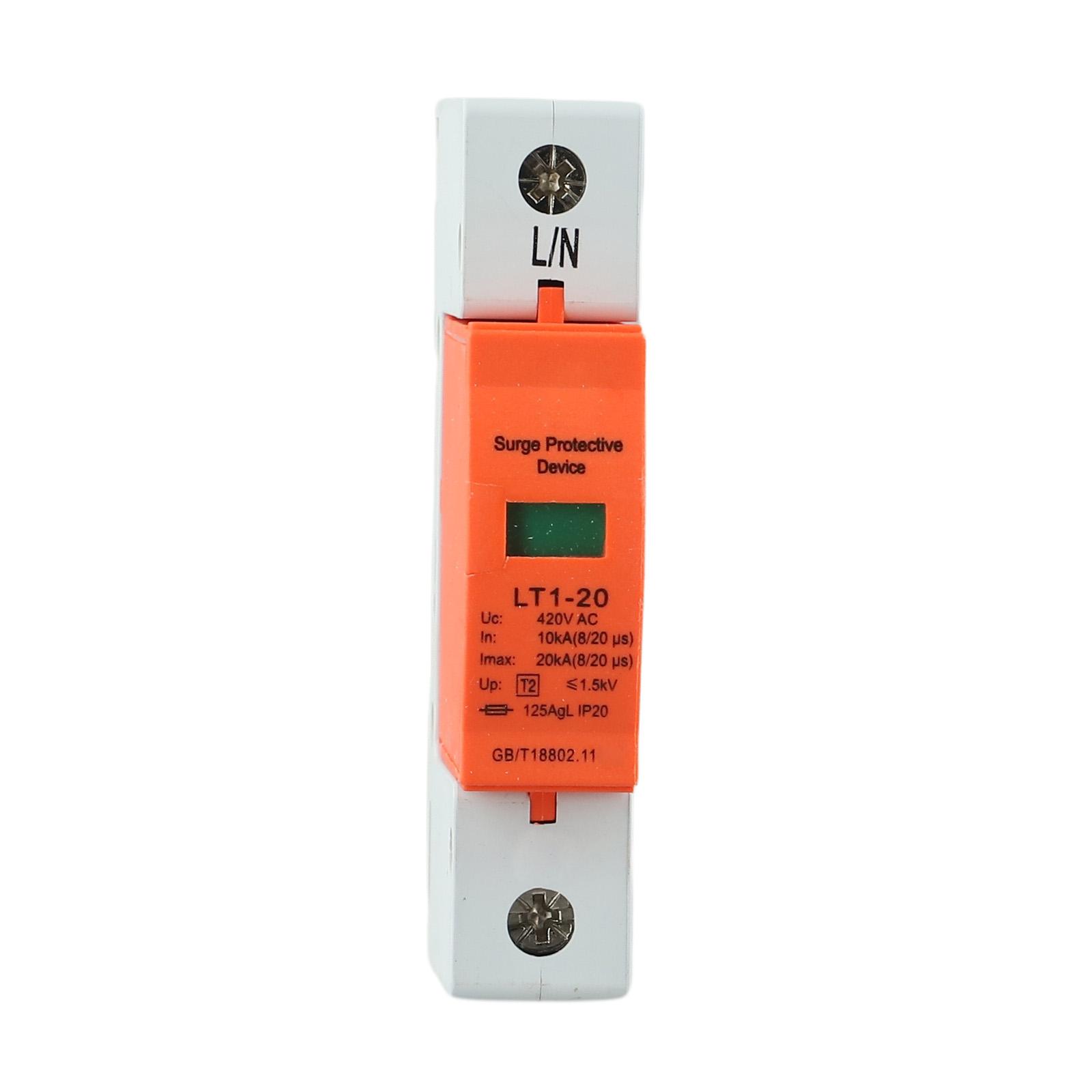 

20KA/40KA Surge Protector Low Voltage Surge Protector Plastic Shell Voltage Level Protection 1.5kv For Home Use