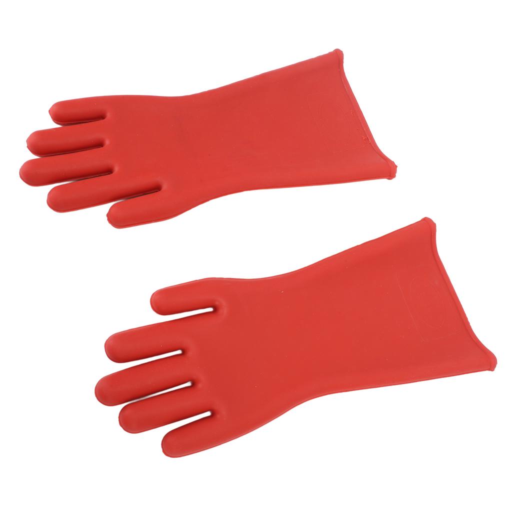 1 Paar Elektrisch isolierte Handschuhe Gummi Klasse 00 Hochspannungs-Isolierhandschuhe für Elektriker Reparatur 12KV