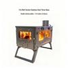 Foldable Stainless Steel Firewood Stove for Outdoor Camping and Hiking