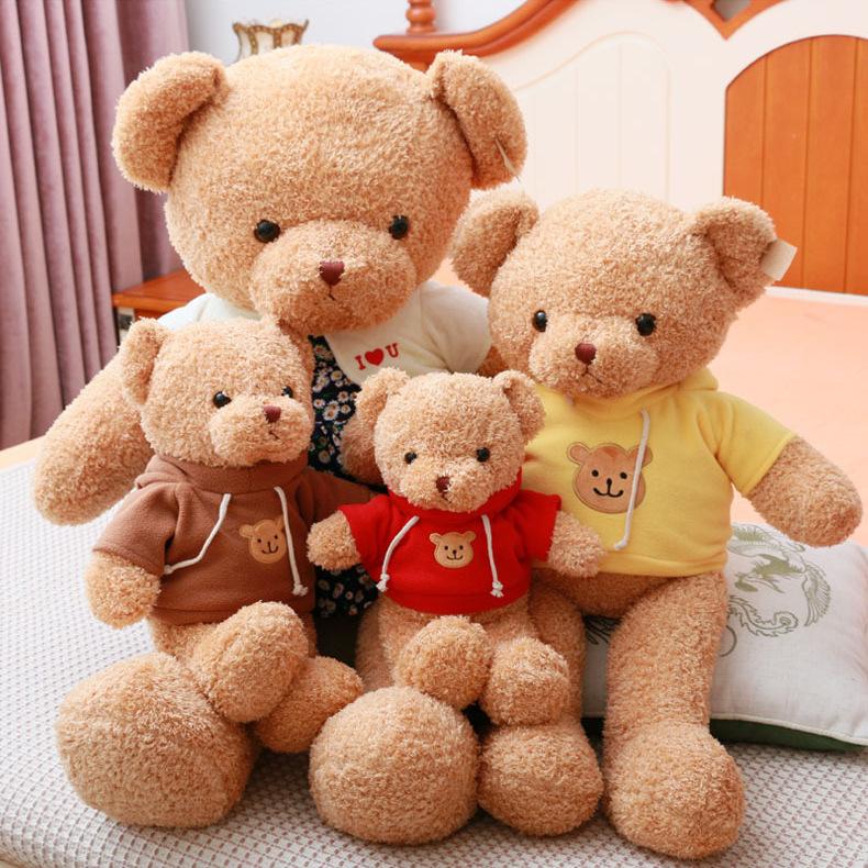 Teddy Bear Doll Plush Toy Children's Pillow Rag Doll Night Market Gift Gifts Gifts Floor Stand
