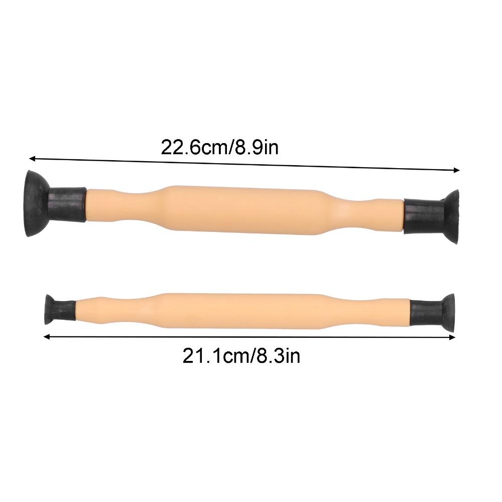 2PCS Hardwood Handle Valve Grinding Tool Double Ended Spring Compressor Tools  Sealing Maintenance