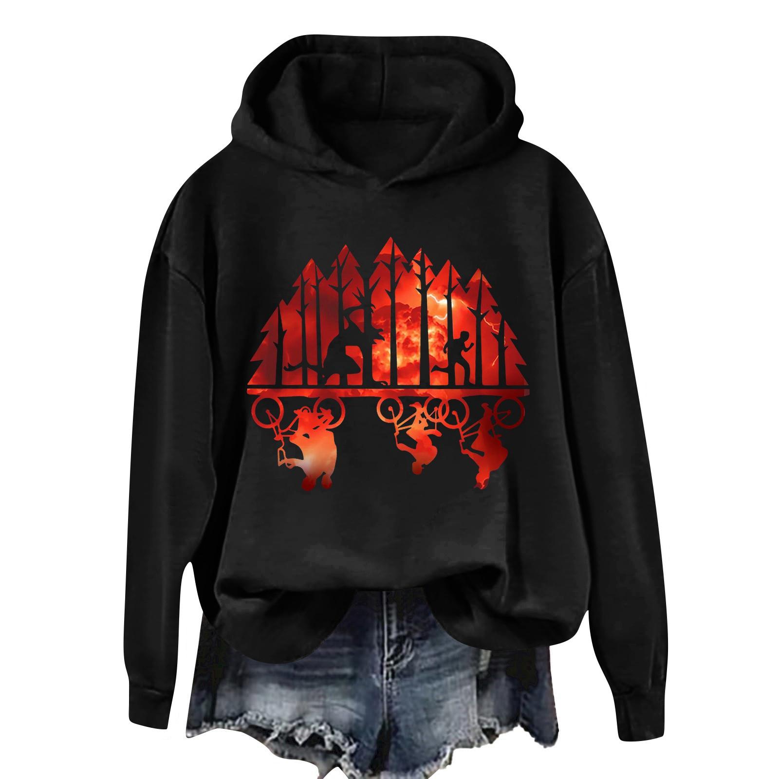 Women s And Men s Unisex Fashion Outfit Sweatsuit Printed Long Sleeved Casual Hooded Sweatshirt XXXL 2118₽