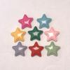 New Arrive 100Pcs Colorful Resin Stars Flatback No Holes Beads Mini Candy Color Star Embellishments for Crafts Decor Accessories