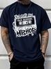 Unisexs Old School Hip Hop Cassette Tape Graphic T Shirt Retro Music Streetwear Short Sleeve O Neck Cotton Summer Tee For Unisex