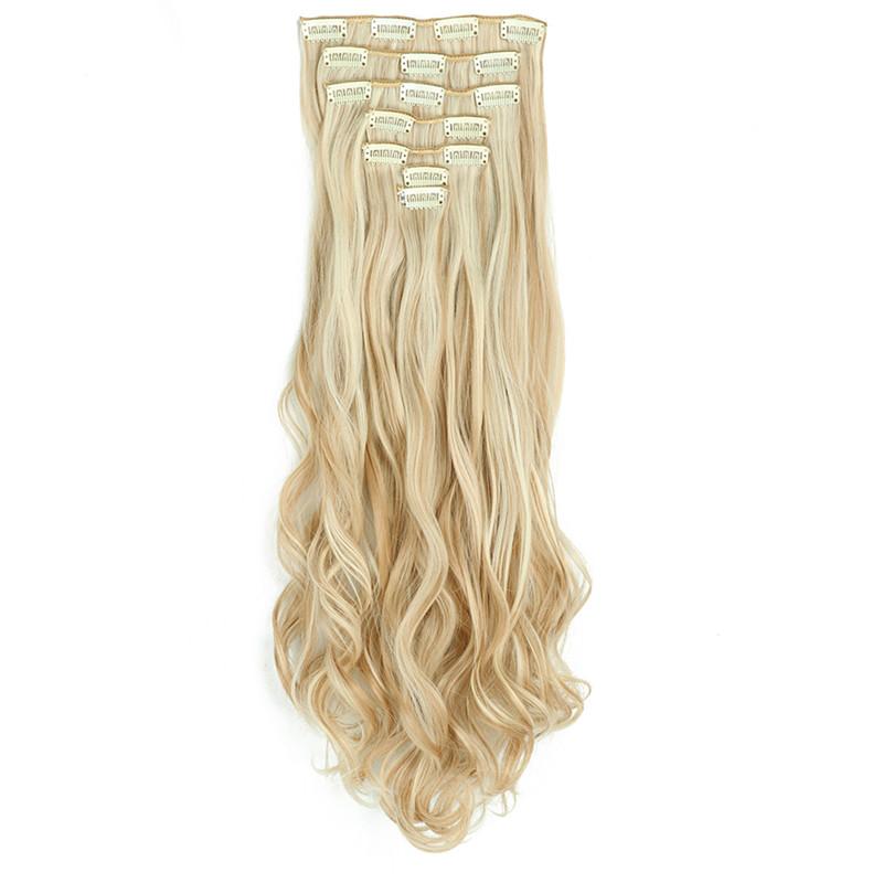 MERISIHAIR 6 Pieces/set of 24 Inch Wig Curly Hair 16 Hairpins, Wig Styling, Hairpin Synthetic Hairpin, Heat-resistant