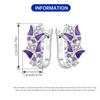 Elegant Insect Earrings For Women Butterfly Dragonfly Ladybug Hoops Sophisticated Dangle Ear Jewelry