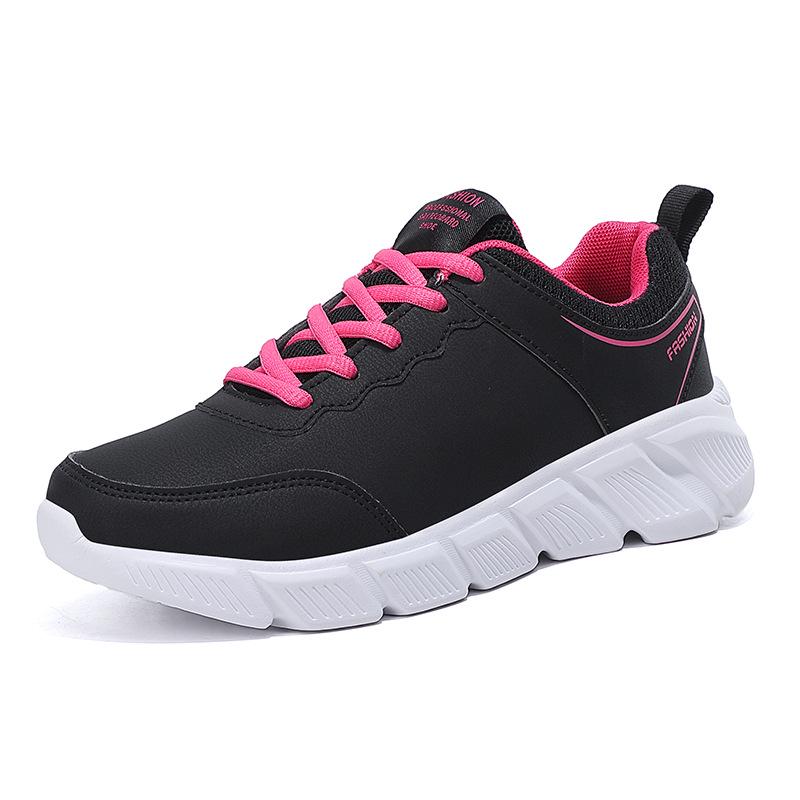 Sneakers in Pelle da Donna - Scarpe Casual Versatili per Tutte le Stagioni, Disponibili in Taglie Forti per Coppie