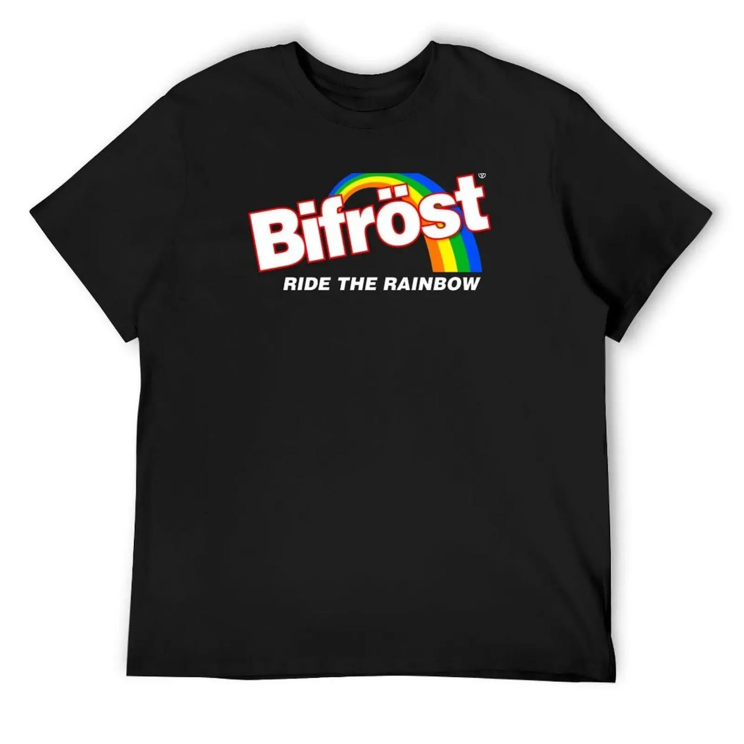 Футболка Bifrost летний топ хлопок мужские футболки аниме мужские футболки с принтом аниме S