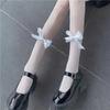 Japanese Jk Stockings Versatile Bottoms Pantyhose Personalized Big Bow Thin Mesh Hollow Mesh Socks