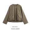 Kaslead New Arrival Women's Clothing Fashion Style Fashion Jacket Round Neck Wind-Breaker Outwear 06717916500