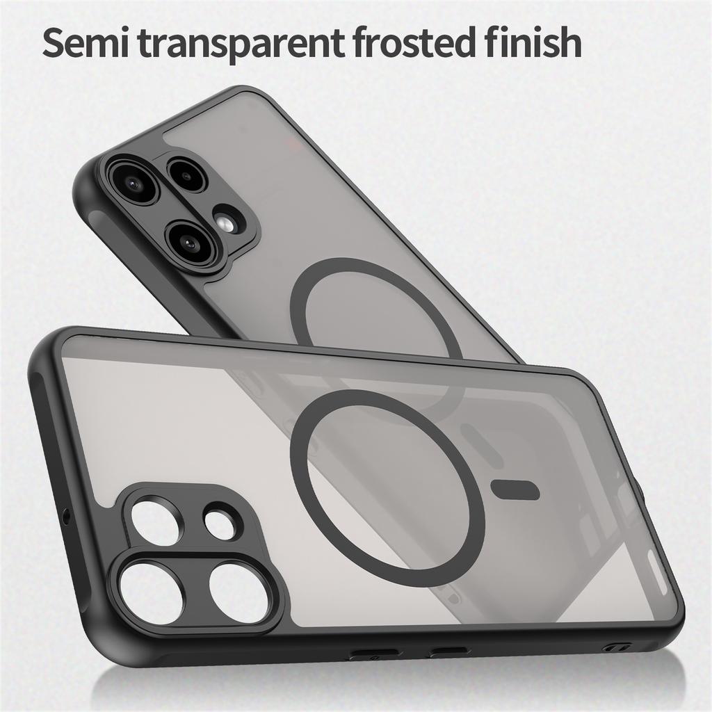 For Nothing Phone (3a) Lite 5G Magnetic Case Anti Drop PC + TPU Phone Cover