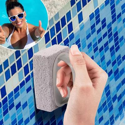 Hand-Held Pools Pumice Stone Handheld Grout & Concrete Cleaning Swimming For Pool Cleaning Calc V4J6