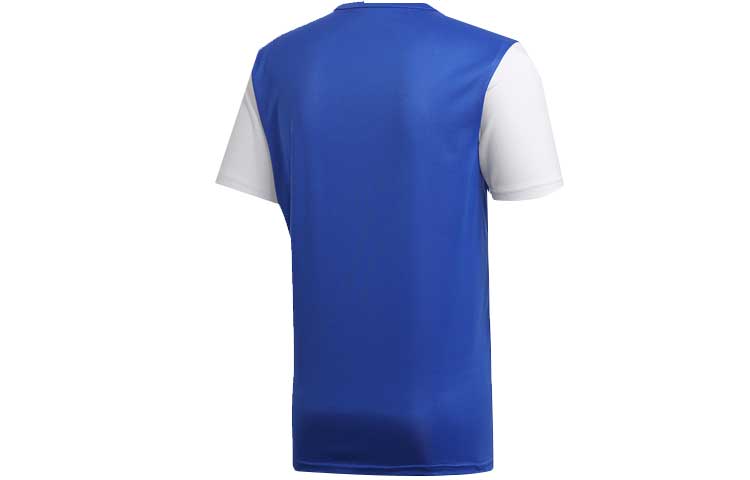 adidas T Shirts Men's Blue White Crew Neck Moderate Straight Fit DP3231